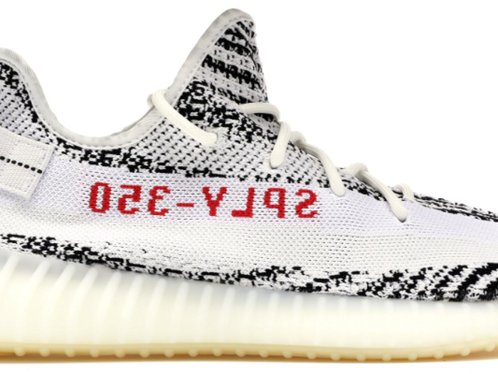 4. Adidas Yeezy Boost 350 V2 Zebra