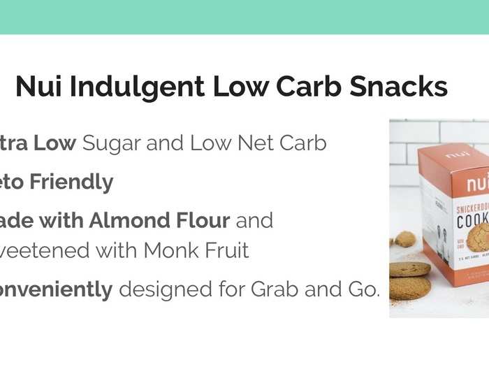 This 9-slide pitch deck helped a cookie startup that competed on 