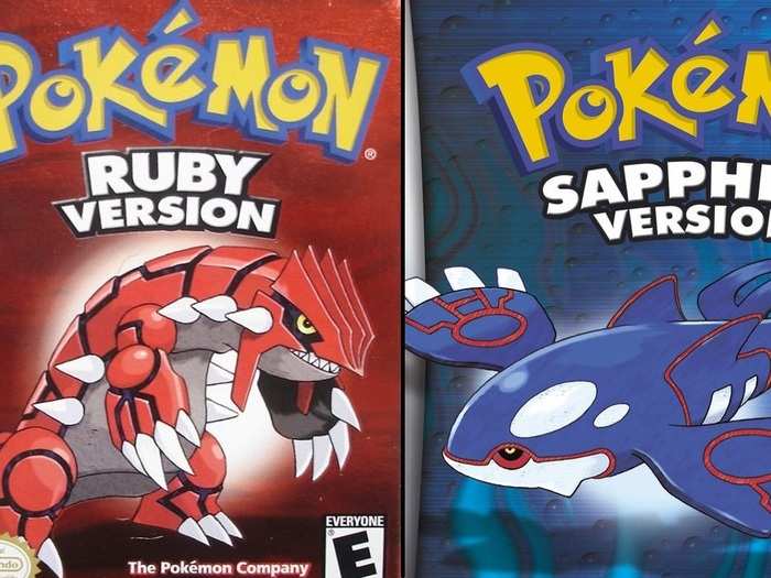 5. "Pokémon Ruby & Sapphire"