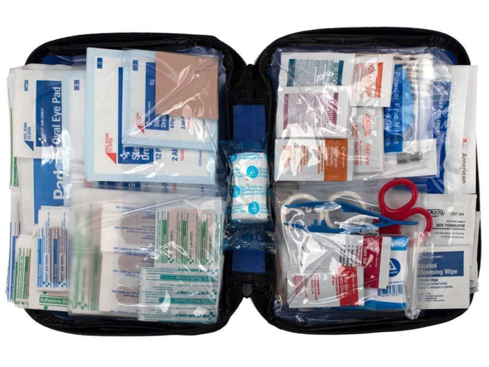 A first aid kit that