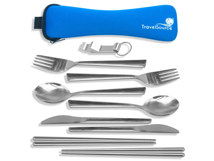 A set of reusable utensils