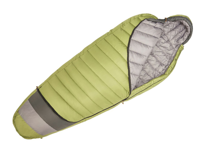 A sleeping bag for below-freezing weather