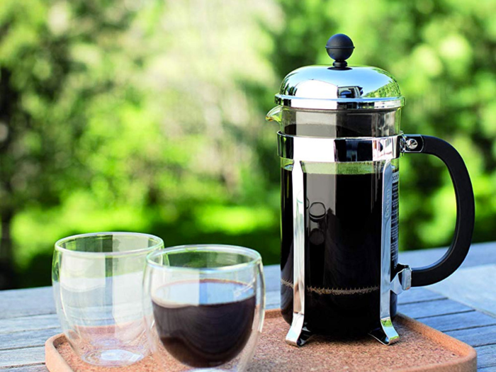 An easy-to-use French press for their morning coffee