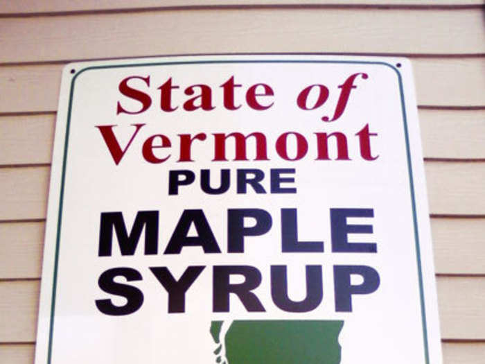 Maple syrup straight from the tap