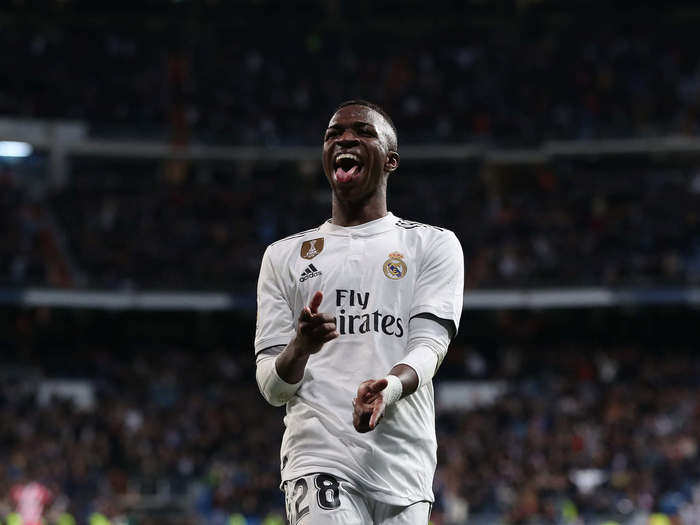 4: Technically-adept forward Vinicius Junior is worth approximately $61.5 million.