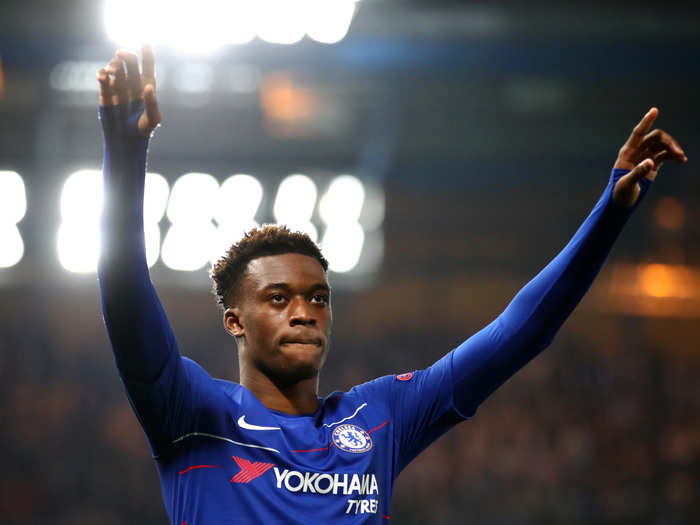 =T15: Callum Hudson-Odoi, worth $22.75 million, is one of the brightest young talents in England.