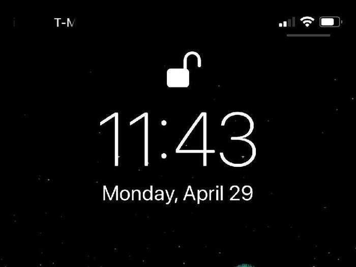 You should be able to customize your lock screen like you can on the Apple Watch.