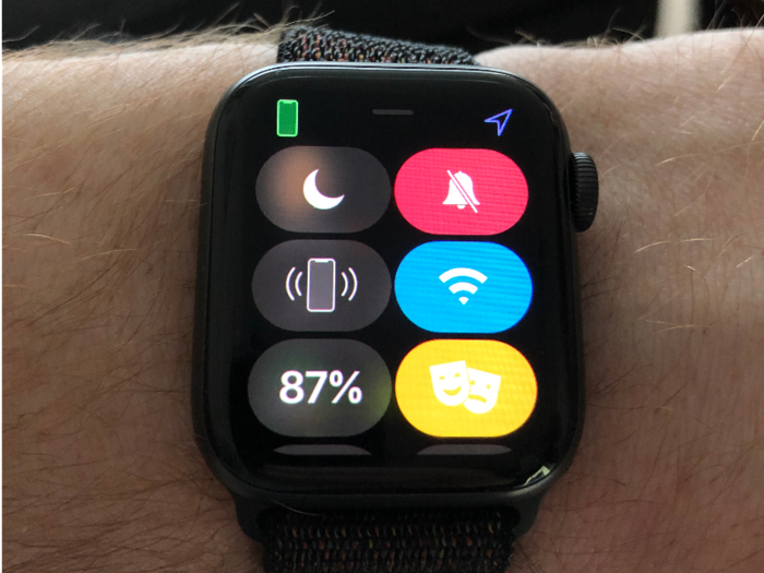 The iPhone should have Theater Mode, one of the Apple Watch
