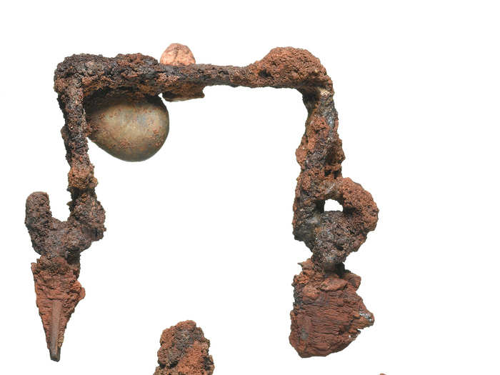 Finally, archaeologists discovered iron hooks hammered into the chamber walls.