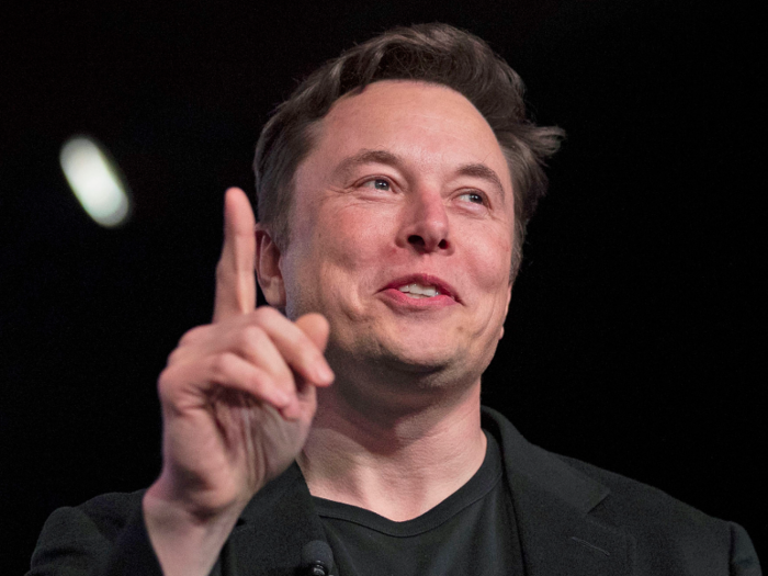 1. Elon Musk, co-founder and CEO of Tesla and SpaceX