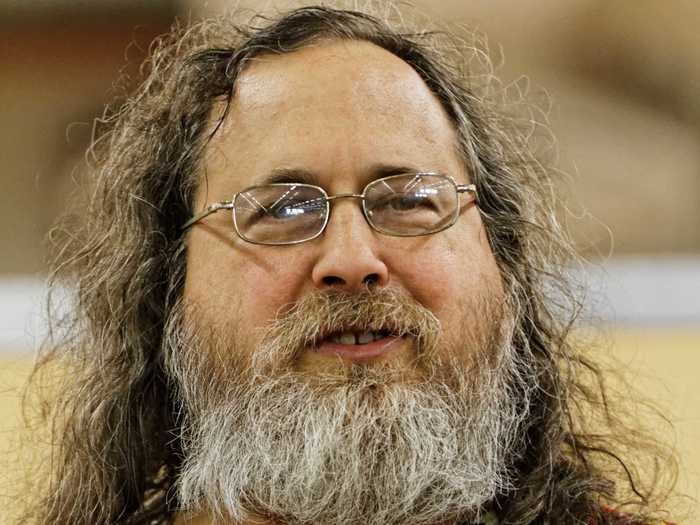 15. Richard Stallman, president and founder of the Free Software Foundation