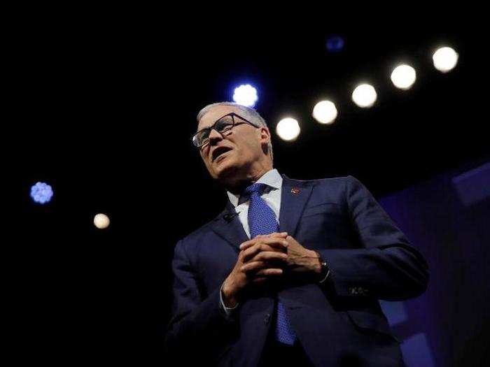 Washington Gov. Jay Inslee was recognized by 15% of Democratic voters.