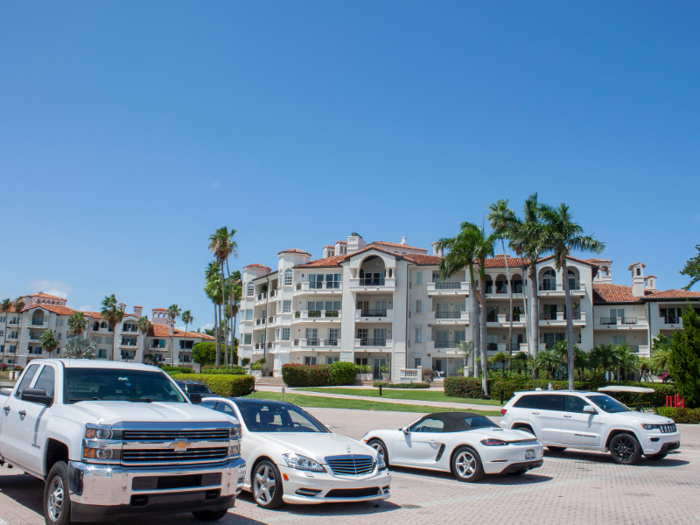 As there are no bridges between the mainland and Fisher Island, residents who want to bring their cars onto the island must do so via a 24-hour vehicle ferry that takes about seven minutes and leaves every 15 minutes.