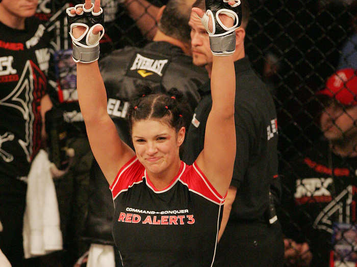 Gina Carano was one of the first big names in MMA, compiling an impressive 7-1 record.