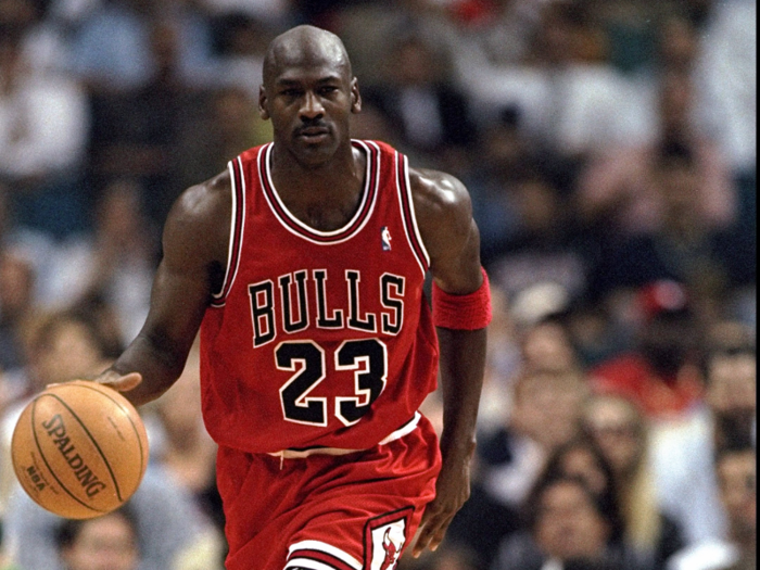 Michael Jordan is widely considered the greatest player of all time, winning six titles with the Chicago Bulls.