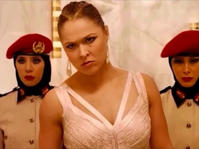 Rousey has since been seen in more films, including "Furious 7," "The Expendables 3," and "Entourage."