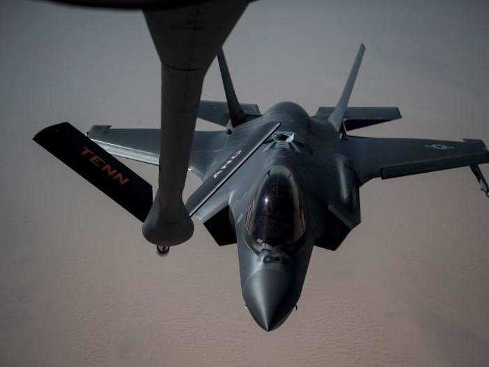 The fifth-generation F-35As were moved into the theater for the first time in April to support ongoing operations. These stealth fighters have already conducted strikes in the region.