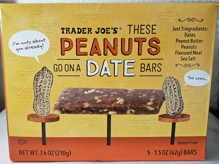 Buy: These Peanuts Go on a Date bars