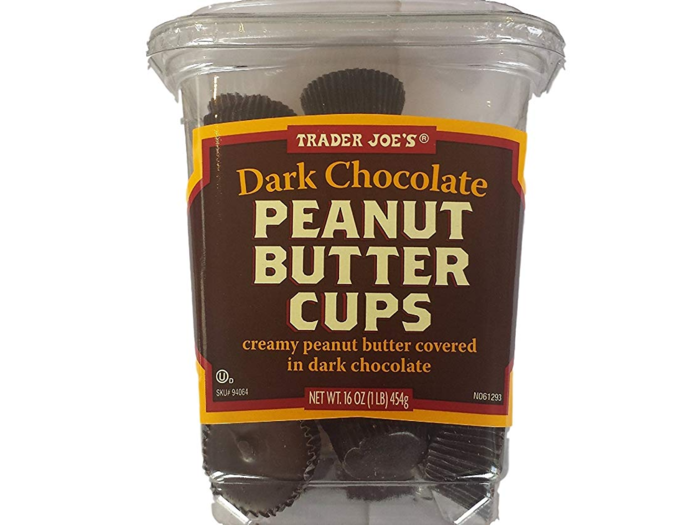 Buy: Dark chocolate peanut butter cups