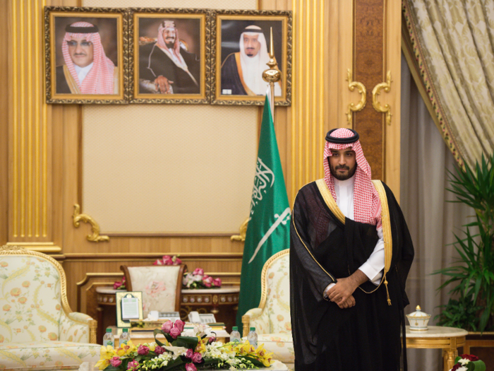 Prince Mohammed and his father, King Salman, are often found in "a network of marble-columned palaces and countryside retreats" in Riyadh, according to The New York Times.