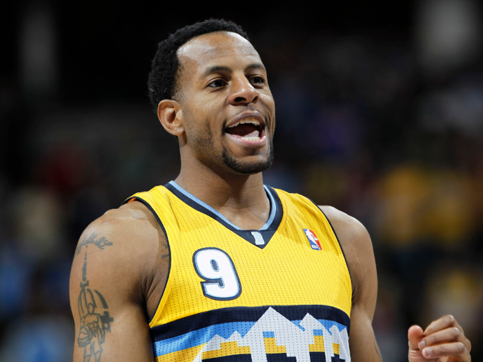 The Nuggets received Andre Iguodala from the 76ers.