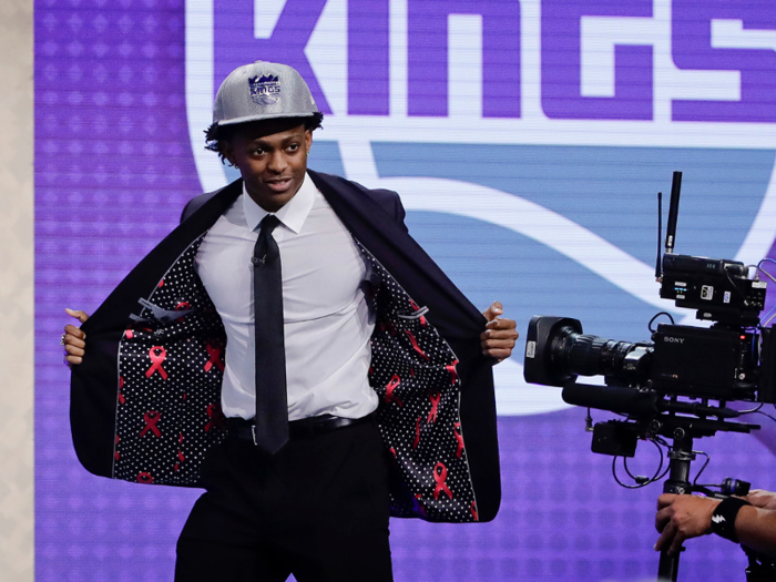 The Magic received a 2017 first-round pick from the 76ers. That pick was sent back to the Sixers in the Elfrid Payton trade, then later sent to the Kings. The Kings used it to draft De