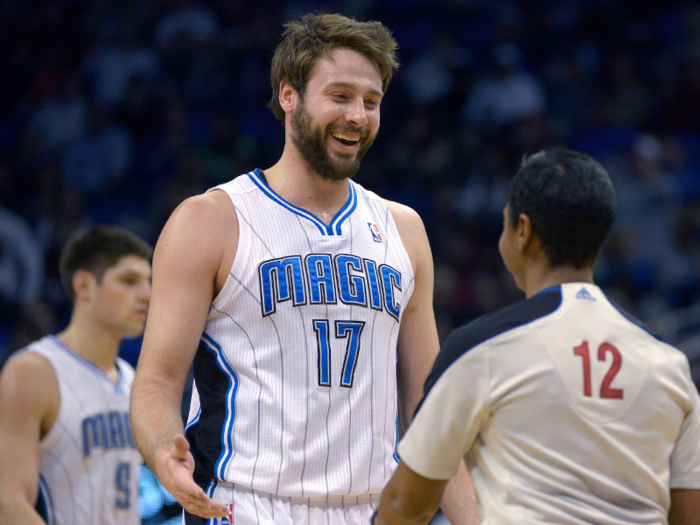 The Lakers traded Josh McRoberts to the Magic.