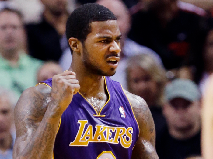 Earl Clark, a fourth-year forward, also joined the Lakers in the trade.