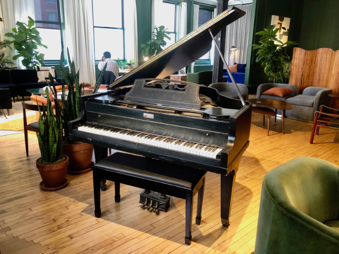 My favorite part of the space was the grand piano — it made for the perfect statement piece.