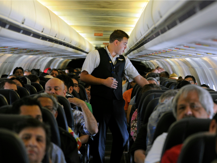 Flight attendants also aren