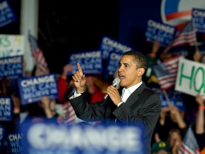 2008: Barack Obama — Change We Can Believe In