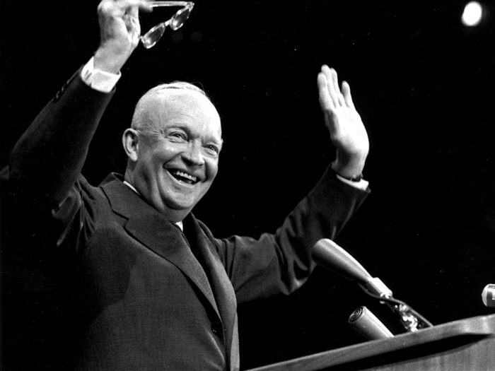 1956: Dwight E. Eisenhower again — I Still Like Ike