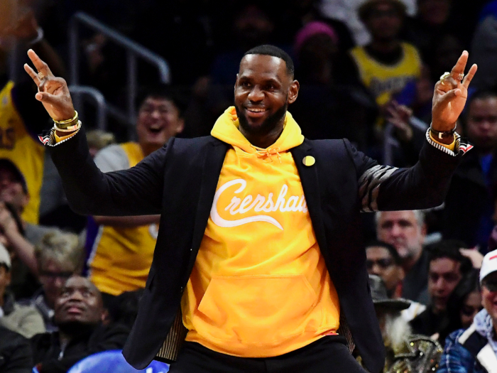 WINNER: LeBron James and the Los Angeles Lakers