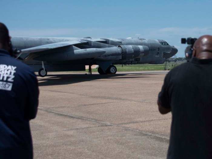 "Wise Guy" served with the 5th Bomb Wing out of Minot Air Force Base in North Dakota before the powerful bomber was sent to the 309th Aerospace Maintenance and Regeneration Group, which handles the "boneyard" at Davis-Mothan Air Force Base in Arizona, in 2008.