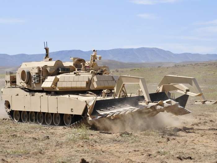 The Army and the Marines tested a robotic version of the ABV for the first time out at Yakima Training Center a few weeks ago in a first step toward pulling troops out of the breach.