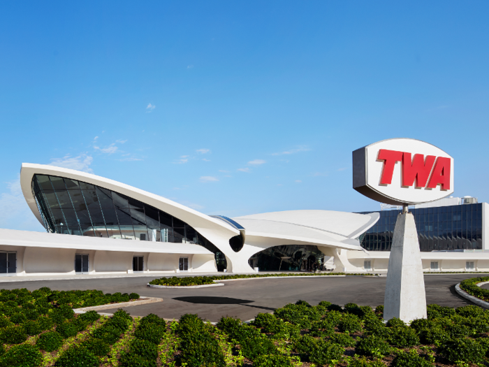 The TWA Hotel was built in the classic TWA Flight Center, which is next to JFK