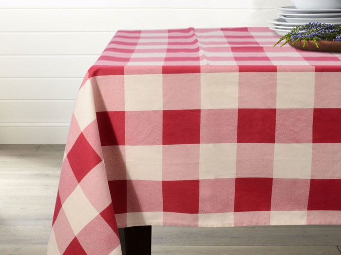 An classic tablecloth