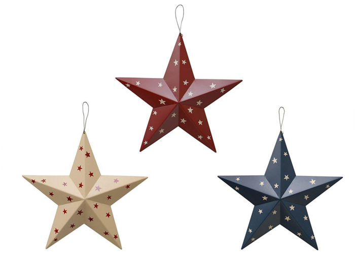 A set of rustic stars