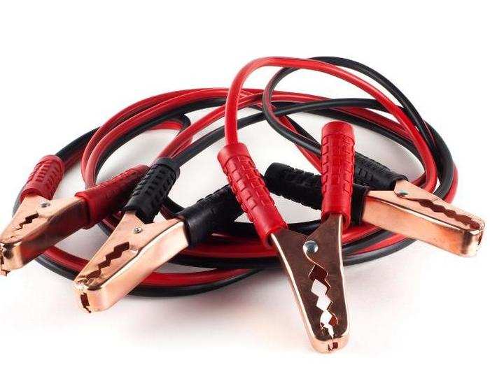 11. Jumper cables or electric jump starter.