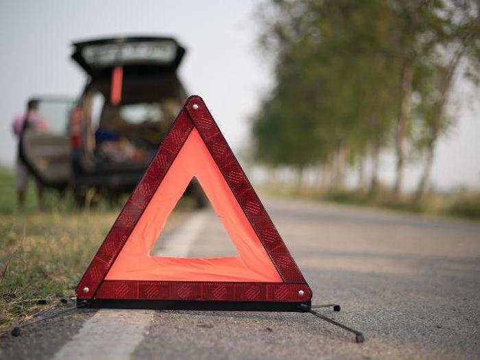 9. Road cones/flares/reflective triangle