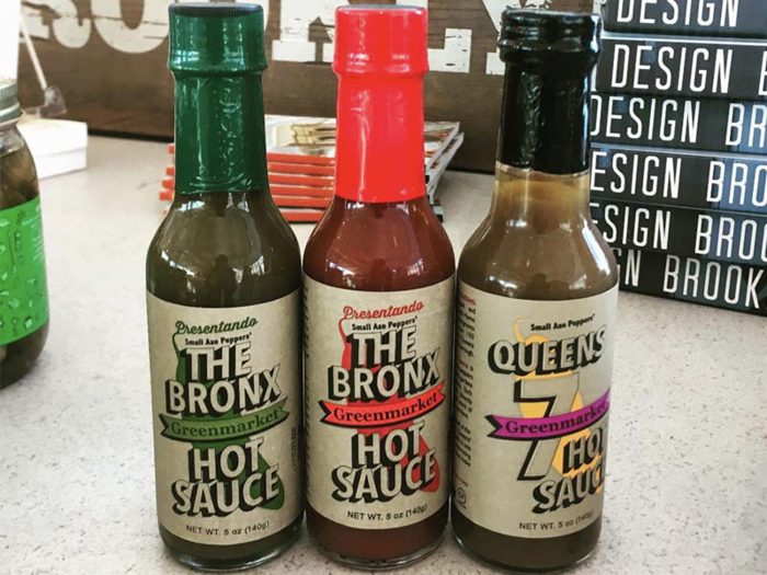 A unique hot sauce