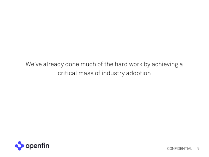 OpenFin says it has much of the industry on board.