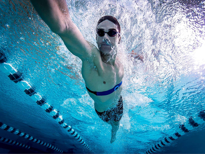 A heart-rate monitor made for swimmers