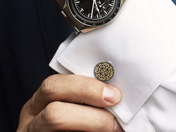 A pair of cool cufflinks