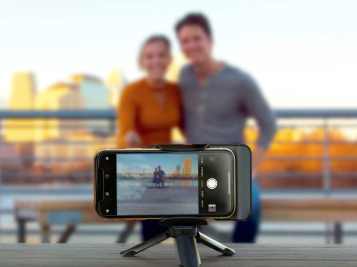 A hand-held Bluetooth device for portraits and not selfies