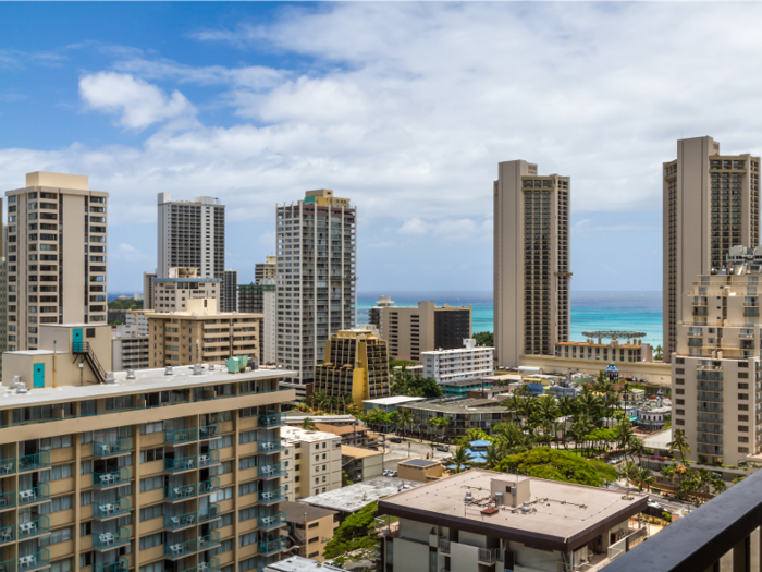 4. Honolulu, HI, had a price level 24.7% higher than the national average.