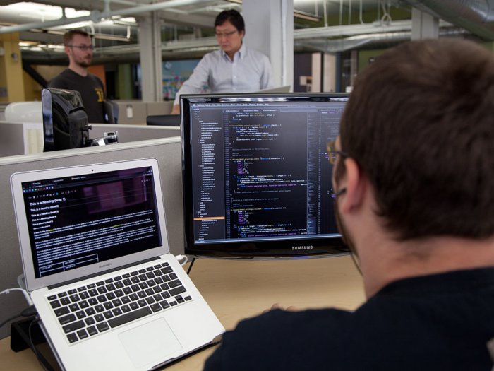 2. Software engineers make $90,000 a year.