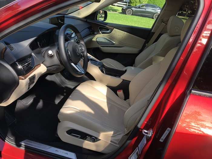 The leather interior is "Parchment" and almost but not quite as nice as the XT5