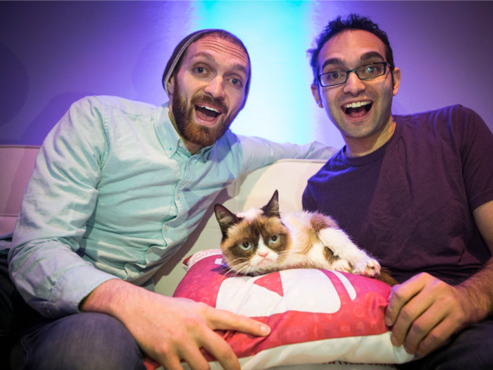 Grumpy Cat became a staple in the growing online community early on in her career. She was a frequent attendee at VidCon, an annual convention celebrating online video that attracted YouTube superstars like The Fine Bros.