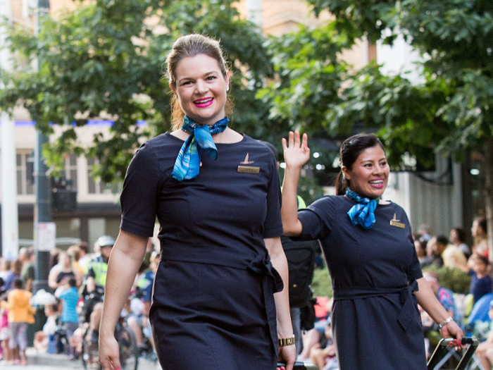 Alaska Airlines flight attendants say they make $23 to $30 an hour.